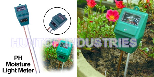 3 in1 Plant Flowers Soil Tester Moisture Light PH Meter